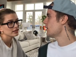 Justin and Hailey Bieber (Twitter)