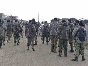 عناصر من الجيش السوري بريف درعا/ أرشيفية