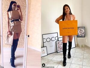 #ShoppingBagChallenge has gained popularity on social media . (Instagram)