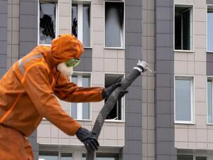 At least five Covid-19 patients have died in a fire at a hospital in Russia (Twitter)