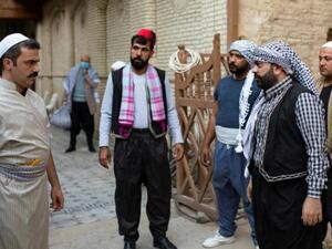 The 'Bab al-Hara' parody skits are meant to raise public awareness of protective measures individuals can take to combat the novel coronavirus pandemic (AFP Photo/Hussein FALEH)