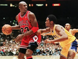 Jordan and Bryant (Photo: AFP)
