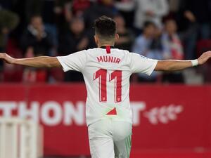  Following league president Javier Tebas targeting next month for the competition's return, the Sevilla forward has offered his support (Photo: AFP)