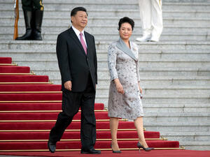 Chinese President Xi Jinping’s wife, Peng Liyuan (Twitter)