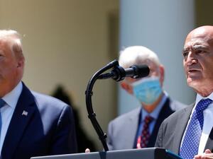 Arab-American scientist, Moncef Slaoui, will head Donald Trump's Covid-19 vaccine programme (Twitter)