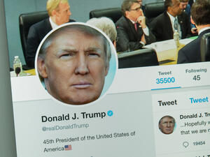 Donald Trump's twitter website page.(Shutterstock/ File Photo)