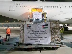 الطائرة الإماراتية، هبطت في مطار بن غوريون