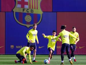 صورة أرشيفية لتدريبات برشلونة