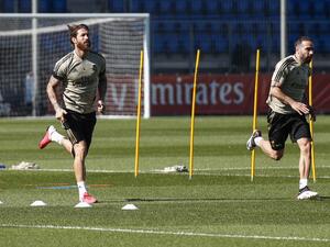 جانب من تدريبات ريال مدريد