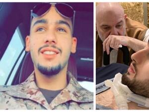 الأمير محمد (يسار) / الأمير خالد وابنه الأمير الوليد (يمين)