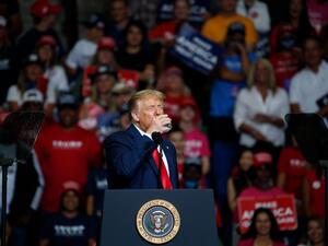 الرئيس الأمريكي "دونالد ترامب"