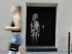 Banksy artwork (Twitter)