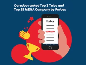 Buoyant Ooredoo Group Ranked 25th in ‘The Middle East’s Top 100 Companies 2020’ by Forbes magazine