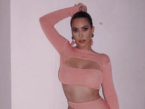 She is currently in self-isolation with her husband Kanye West and their four children