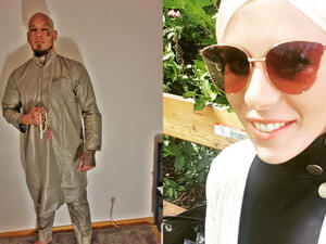 MABROOK! Austrian Wrestler Wilhelm Ott Ties the Knot to a Hijabi Wife in an Islamic Ceremony (Pictures)