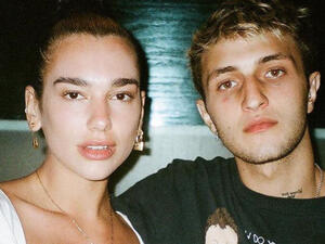 The couple celebrated their one year anniversary. 