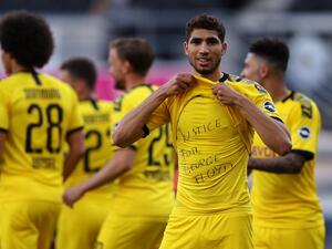 German football authorities have decided against reprimanding the four players who have shown their solidarity with the Black Lives Matter movement (Photo: AFP)