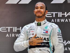 "I see those of you who are staying silent, some of you the biggest of stars yet you stay silent in the midst of injustice," wrote the Mercedes driver. (Photo: AFP)