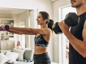 The KSA Women’s Fitness Festival, one of SFA’s recent virtual events, brought together a number of the Kingdom’s and region’s best female athletes. (Shutterstock/ File Photo)