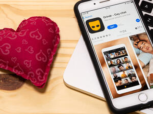 Dating app Grindr  (Shutterstock)	