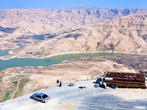Wadi Al Mujib river and dam, Jordan  (Shutterstock)	