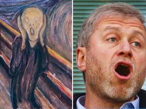 الملياردير الروسي-الإسرائيلي "رومان أبراموفيتش" / لوحة "الصرخة"