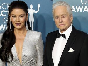 كاثرين زيتا جونز ومايكل دوغلاس 