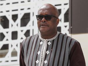 Burkina Faso President Roch Marc Christian Kabore poses for a group picture during the G5 Sahel summit on June 30, 2020, in Nouakchott. Ludovic MARIN / POOL / AFP