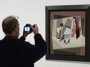 Barcelona's Picasso Museum unveiled an exhibition on "Cubism and War". (Photo: AFP PHOTO / Josep Lago)