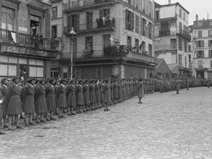 After completing work in Birmingham, the women were summoned to the Rouen, France (above) to solve another postal gridlock. (National Archive)