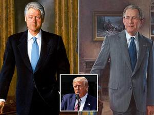 بوش - ترامب - كلينتون 