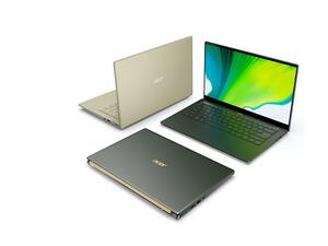 يتميز جهاز الحاسوب المحمول Swift 5 (SF514-55) بخفة وزنه وهيكله الرفيع