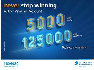 Burgan Bank Announces Names of the Daily Lucky Winners of Yawmi Account Draw