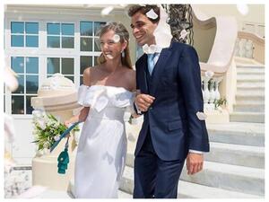 الأميرة النمساوية "إليونور" وزوجها "جيروم دامبروسيو"