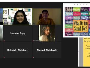 طلاب جورجتاتون يجعلون التعلم خلال عطلة الصيف ممتعا ومفيدا لأبناء العاملين بمؤسسة قطر 