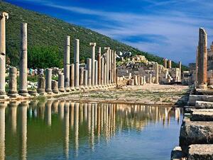 The ancient city of Patara in Turkey’s Mediterranean coast (Twitter)