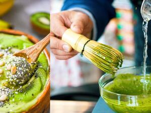 مخفوق الماتشا الأخضر