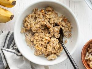 وجبة الشوفان بالموز