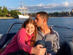 , bonding over their passion for equestrian sports, with Gates also being an equestrian athlete who competes frequently, but not on a professional 