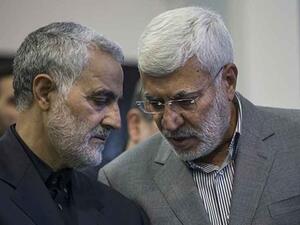 القيادي في الحشد الشعبي أبو مهدي المهندس والجنرال قاسم سليماني