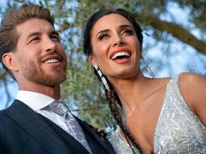 "سيرجيو راموس" وزوجته "بيلار روبيو"