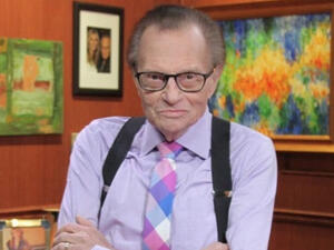 Larry King suffered a near-fatal stroke in March 2019.