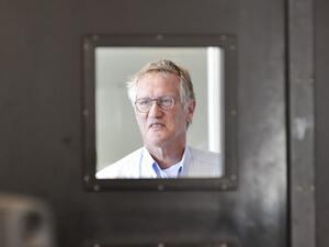 State epidemiologist Anders Tegnell of the Public Health Agency of Sweden arrives for a news conference updating on the coronavirus Covid-19 situation, in Stockholm, Sweden, on August 11, 2020. Jonas EKSTROMER / TT News Agency / AFP