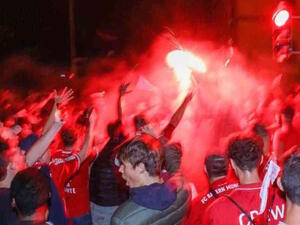 جانب من أحداث الشغب