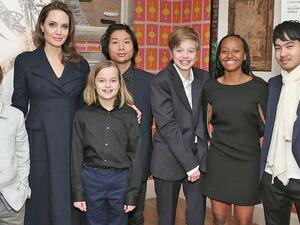 أنجلينا جولي وأطفالها