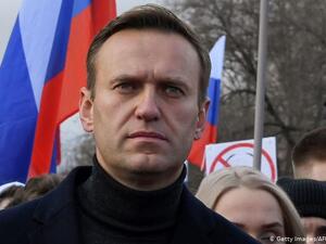 It came as Navalny's wife, Yulia, 44, marked their 20th wedding anniversary. (AFP)