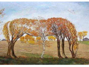 حصان من الاشجار