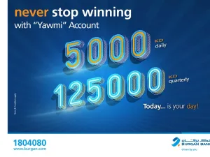 Burgan Bank Announces Names of the Daily Lucky Winners of Yawmi Account Draw