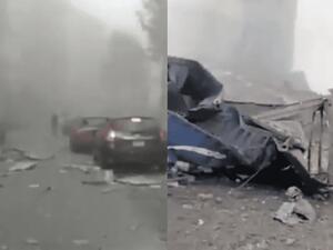 فيديو لـ أصحاب القلوب القوية: جثث ملقاة في الشوارع ومصابين ملطخين بالدماء في إنفجار بيروت!