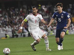 Ehsan Hajsafi (Photo: AFP)